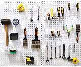 FRIMOONY 140pc Pegboard Hooks Assortment, Bins, Locks for Tool Organizing view 7