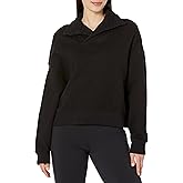 Velvet by Graham & Spencer womens Suzie Soft Fleece Polo Sweatshirt