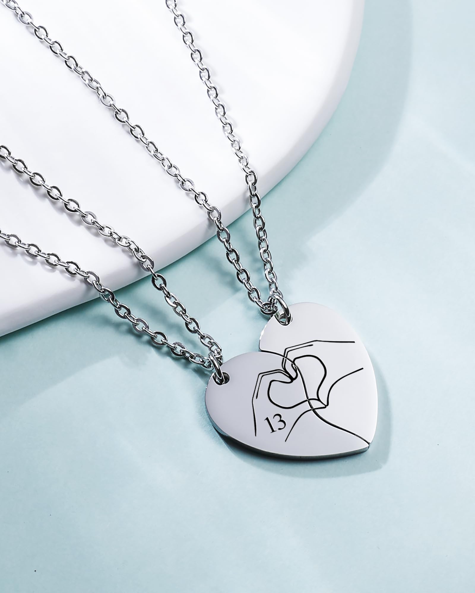 Heart Hands BFF Necklaces