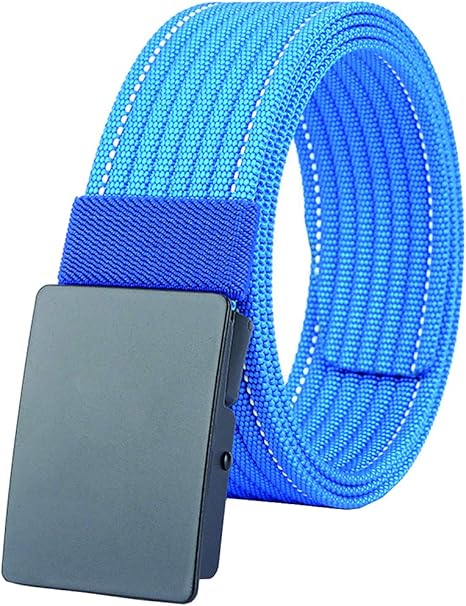 QAZSE Herren-Gürtel aus gewebtem Nylon, abnehmbar, automatische