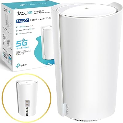 TP-Link Deco X50 5G AX3000 Mesh Wi-Fi Router with SIM Slot 2.5G Port