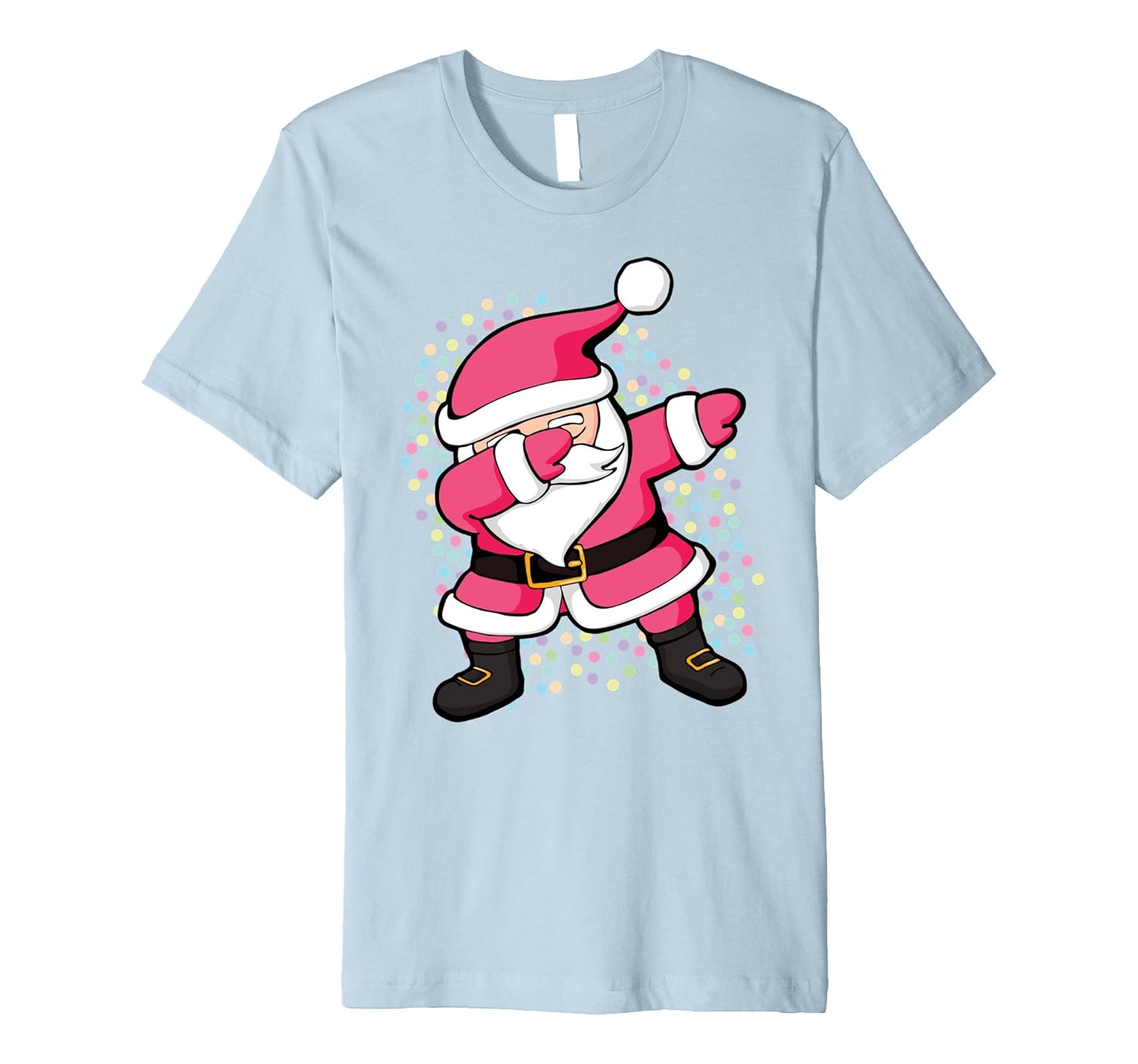 Dabbing Santa Pink Christmas Dab Novelty PREMIUM Shirt-ANZ