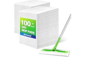 UNIMADE Dry Sweeping Cloths, 100 Count Mop Refill Compatible with Swiffer Sweeper - Disposable Duster Refills Mops for Cleani