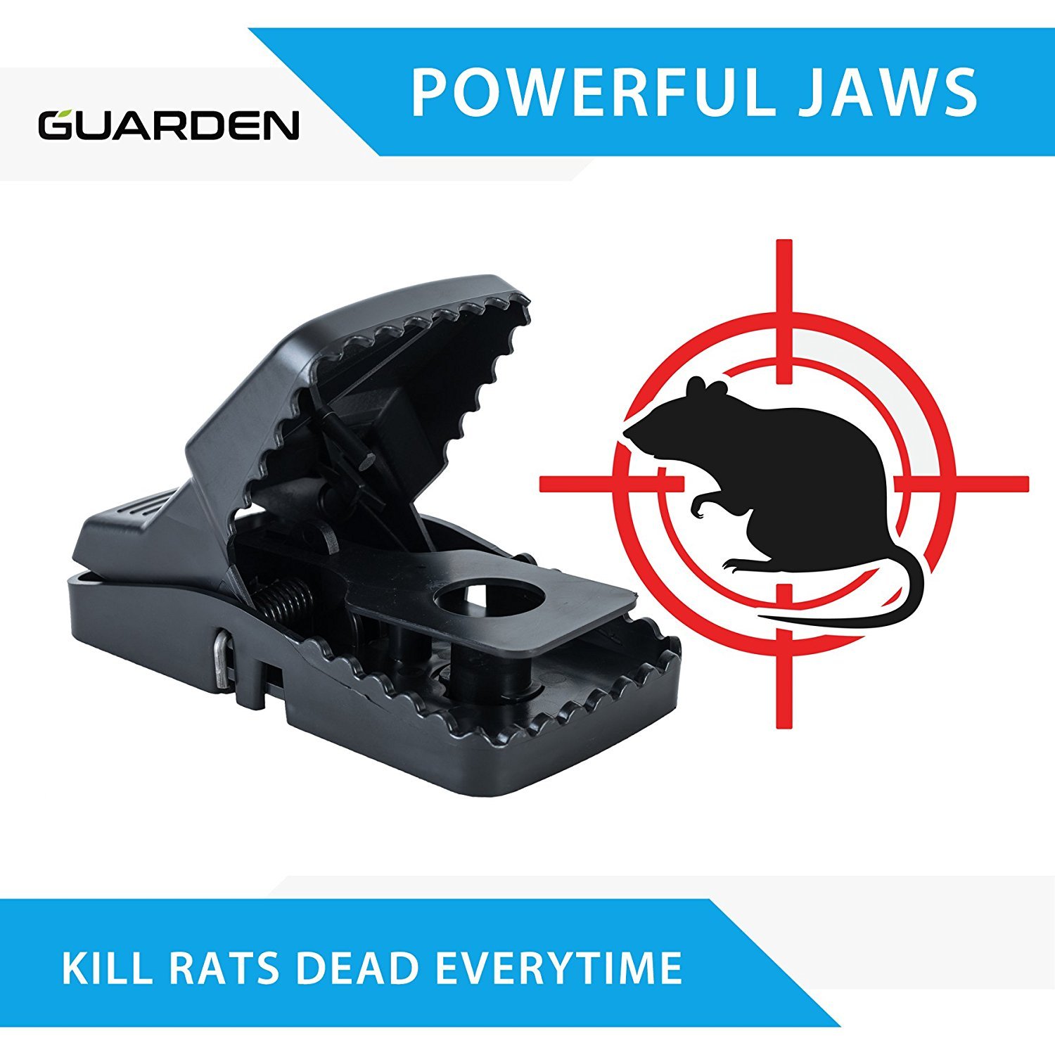 Amazoncom Guarden Best Rat Traps That Work Effective No Poison