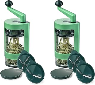 Genius Super Julietti Spiralschneider zum Gemüse schneiden – Gemüsespaghetti, Spiralen und Julienne