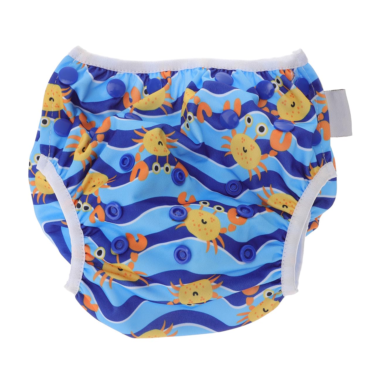 Healifty Baby Swimming Trousers Adjustable Swim Nappy Reusable Cloth Swim Diaper for Newborn Toddler Boys Girls Digital Print Size 6-7