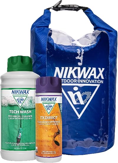 Nikwax Outdoor Protection Kit Tech Wash TX.Direct with FREE Dry Bag