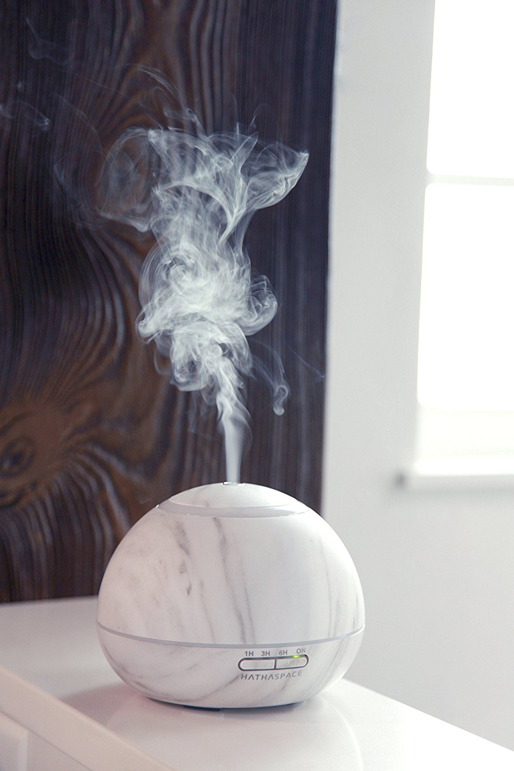 Hathaspace Marble Essential Oil Aroma Diffuser, 350ml Aromatherapy