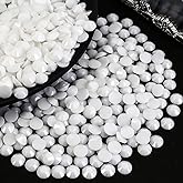 Briskbloom 2000PCS SS20 5mm Resin Flatback Rhinestone, Solid White Flatback Rhinestones for Nails, Tumblers, Mugs, Bottles, Craft Decoration, Loose Bling Glitter Diamond Stone