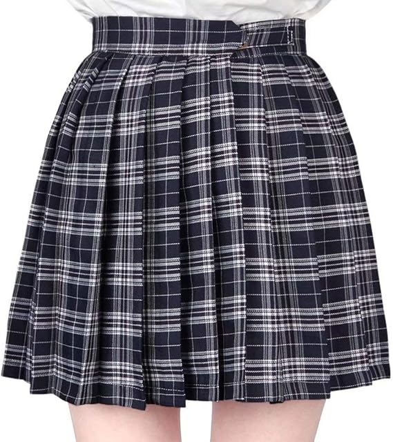 Amazon Petitpal プリーツスカート 女子高生 ギンガムチェック 日系 ミニ 制服スカート無地 学院風 スクルスカート チェック柄 Jk Jc 衣装 大きいサイズ フレアスカート 春夏秋対応 スカート 通販