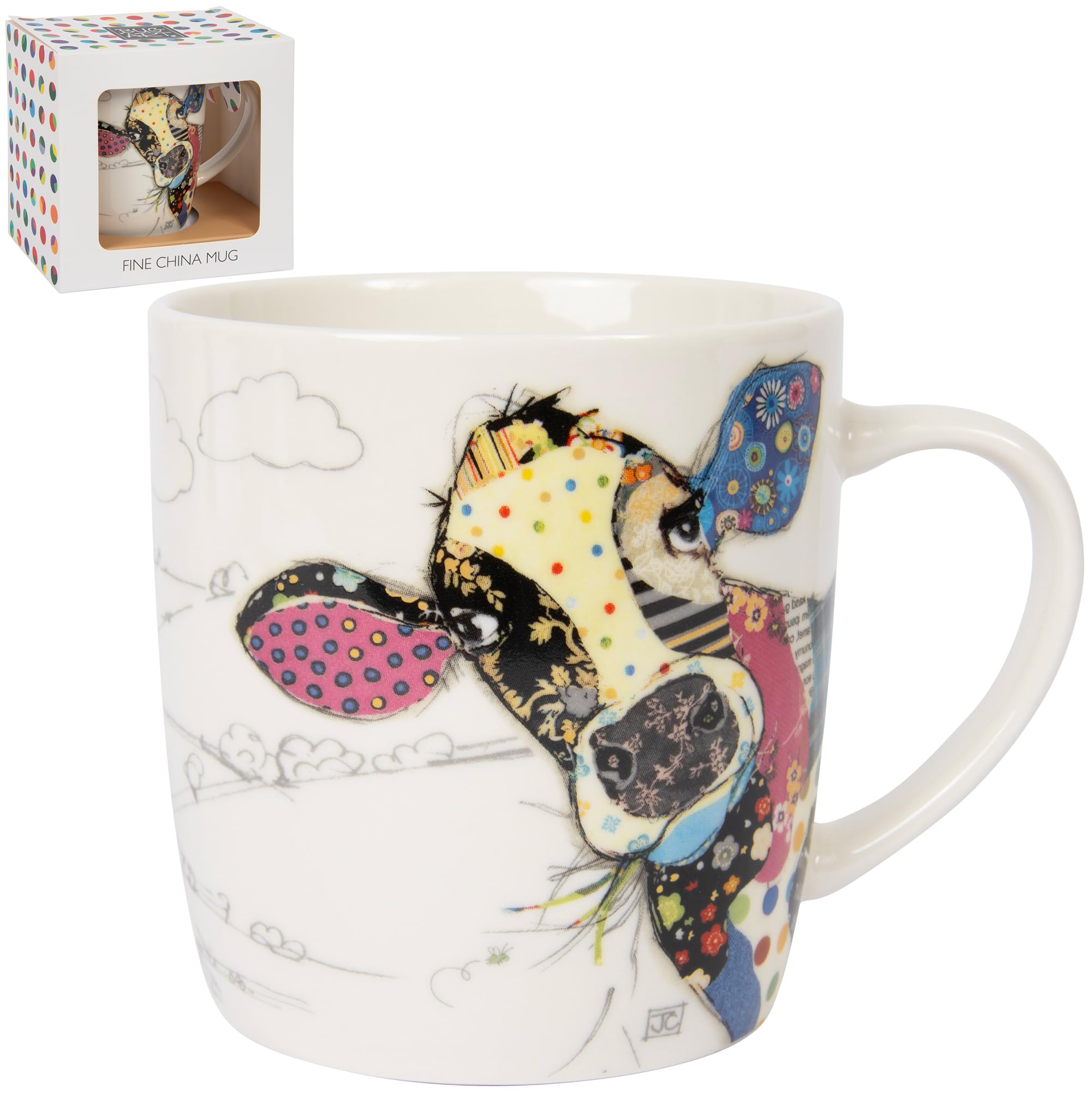 The Leonardo Collection Bug Art Mug Connie Cow