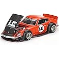True Scale Miniatures Model Car Compatible with Nissan Fairlady Z Kaido GT “Orange Bang” Larry Chen V1 Limited Edition 1/64 Diecast Model Car Kaido House KHMG100