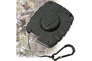 PUNCHMAN Retractable Gear & Bow Hoist for Tree Stand Hunting, 29.5 Ft Retractable Bow Pull up Rope for Treestand, Quick and Easy Bow Retriever Hoist Rope, Deer Hunting Accessories for Men Hunters