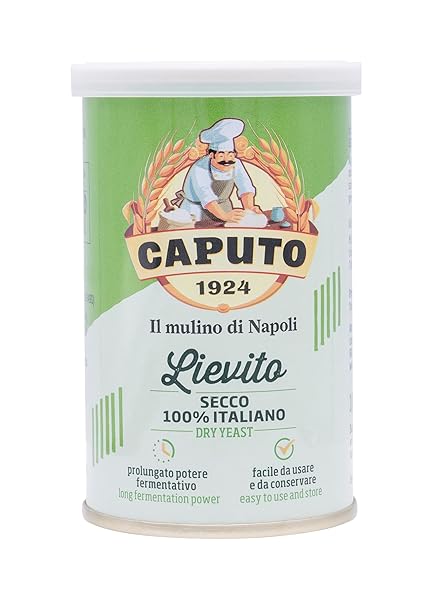 ANTIMO CAPUTO LIEVITO ACTIVE DRY YEAST 3.5 OUNCE CAN – MADE IN ITALY – PERFECT WITH 00 FLOUR