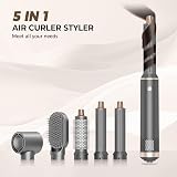 Dryhsip 5-in-1 Hair Dryer Brush Grey Detachable Heads Travel Power 800W view 2