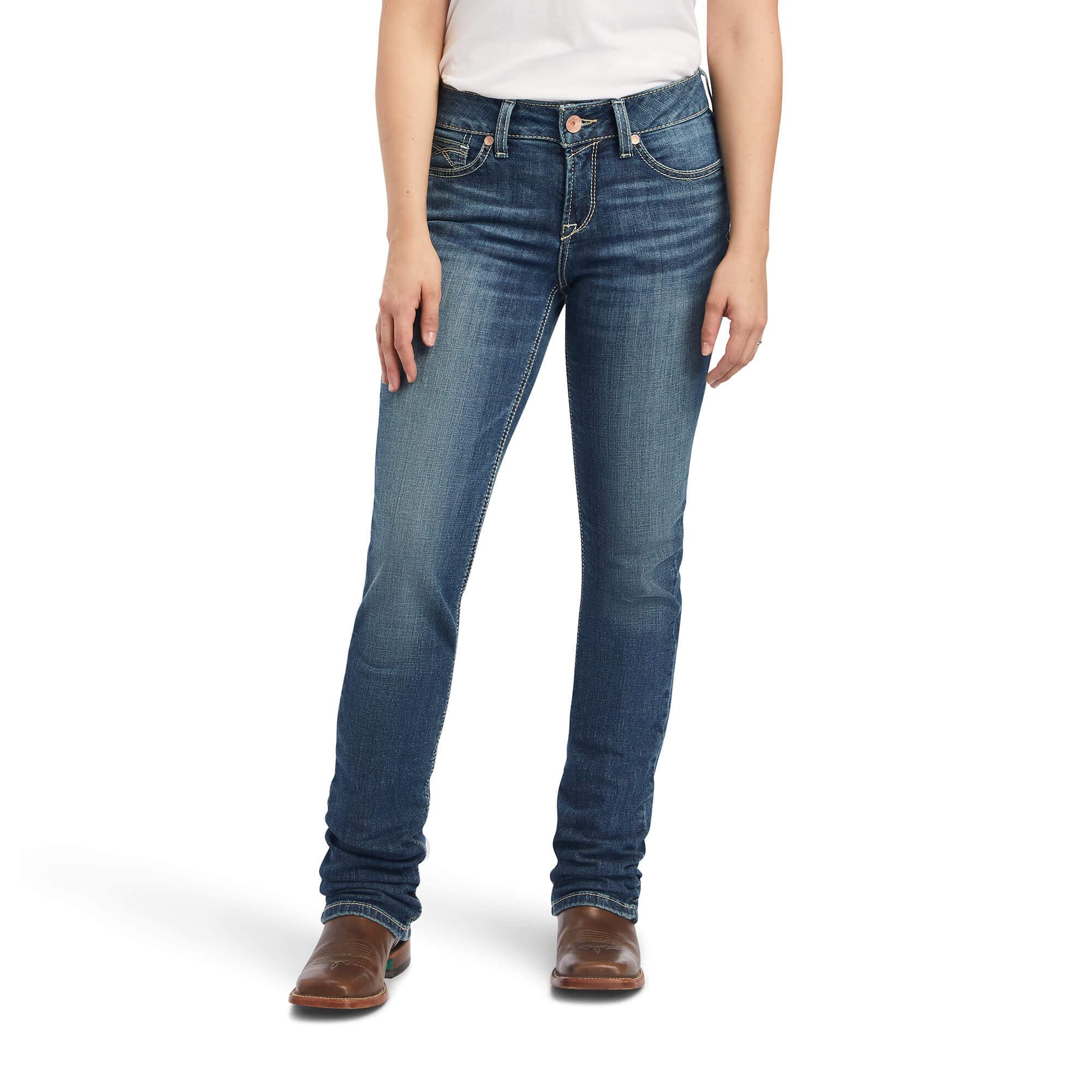 Photo 1 of Ariat Female R.E.A.L. Perfect Rise Daphne Straight Jean Torrance 20