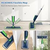 MEXERRIS Spray Mop Floor Cleaning Flat Mop 5 Microfiber Pads 2 Bottles view 6