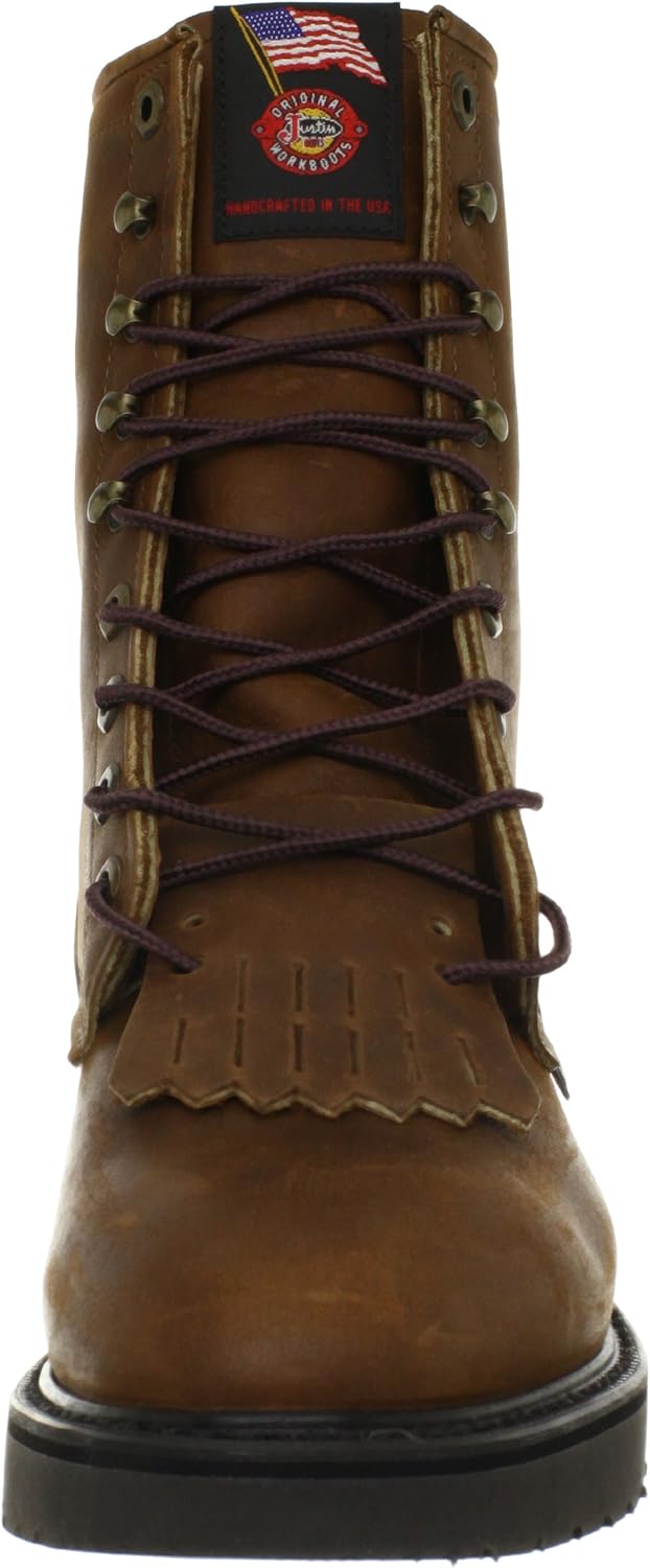 justin double comfort work boots