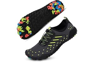 BibMina Hike Barefoot Water Shoes Women Men, Newly Quick-Dry & Wide Toe Box Breathable Pro Footwear Shoe Non-Slip for Aqua Sports Beach Pool Swim Yoga Hiking