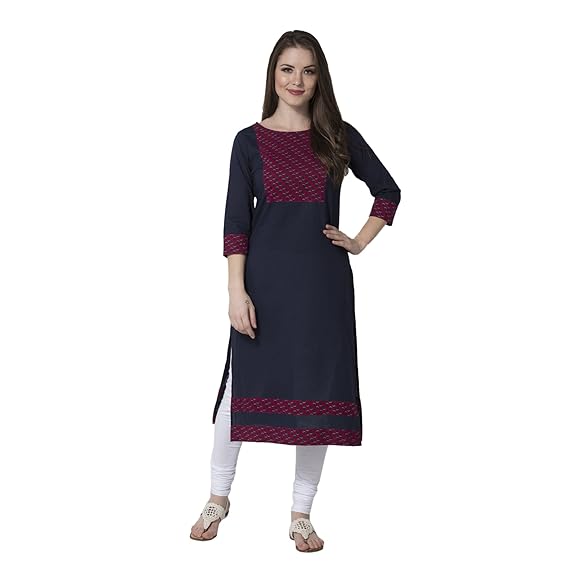 Women's Cotton Straight Kurta