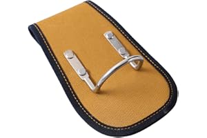 Leather Hammer Holder,Crafted from Stury Oxford Cloth,Portable Belt Tool Clip,Wall Mount Storage Rack Organizer for Most of H