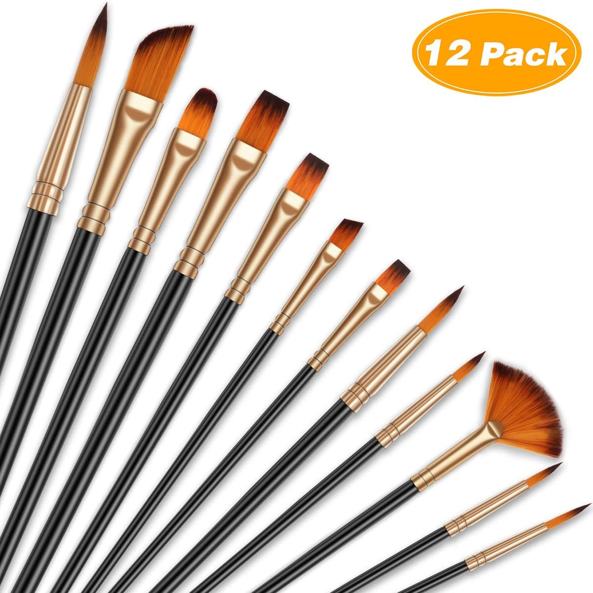 Pincel De Abanico Amazon Set Pinceles Abanico Para Óleo