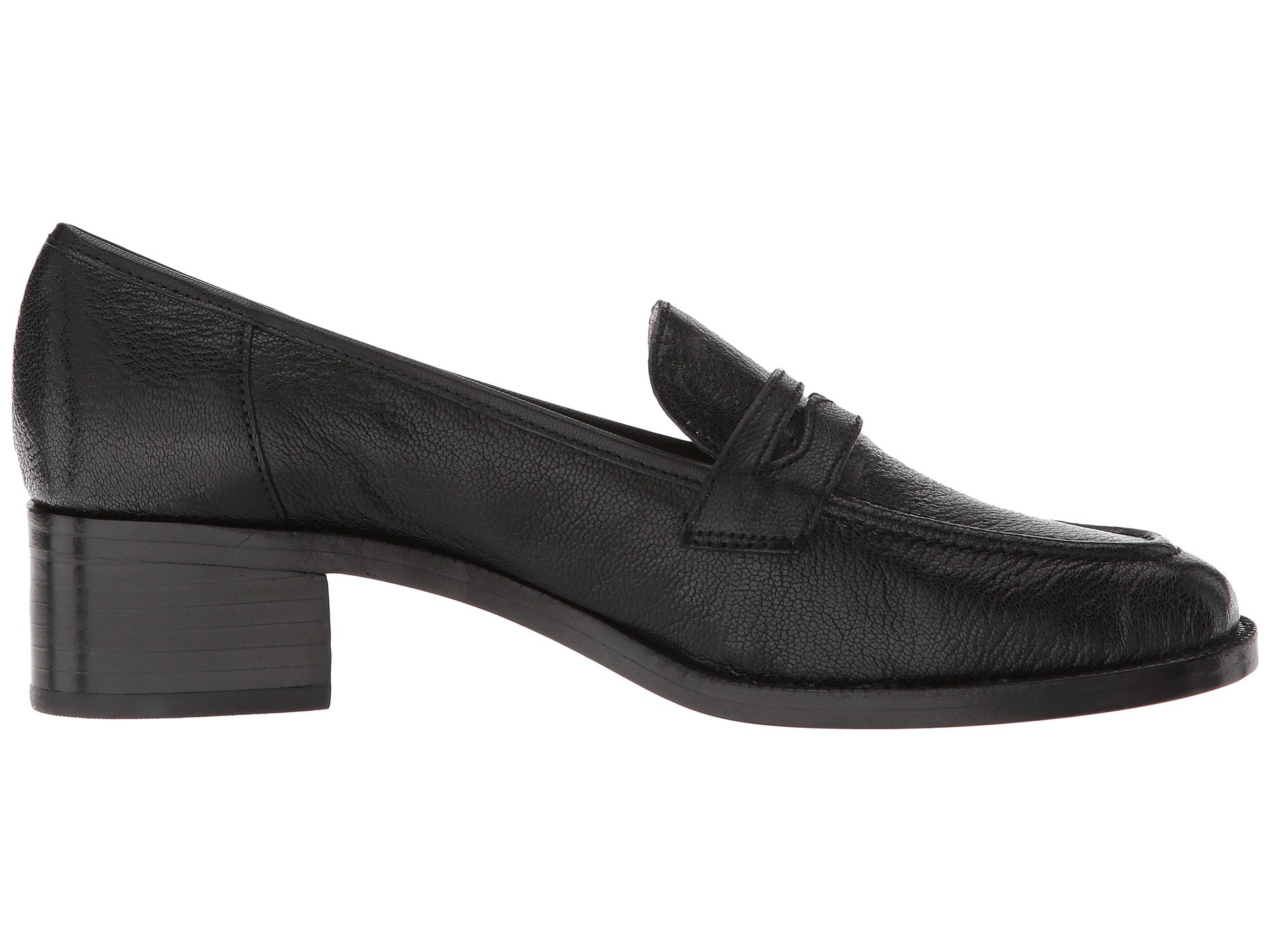 NINE WEST Kimmy 40th Anniversary Heeled Loafer Black Leather 8.5 - Image 9