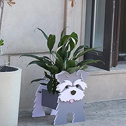 Gochoi Schnauzer Gifts: Cute Dog Flower
