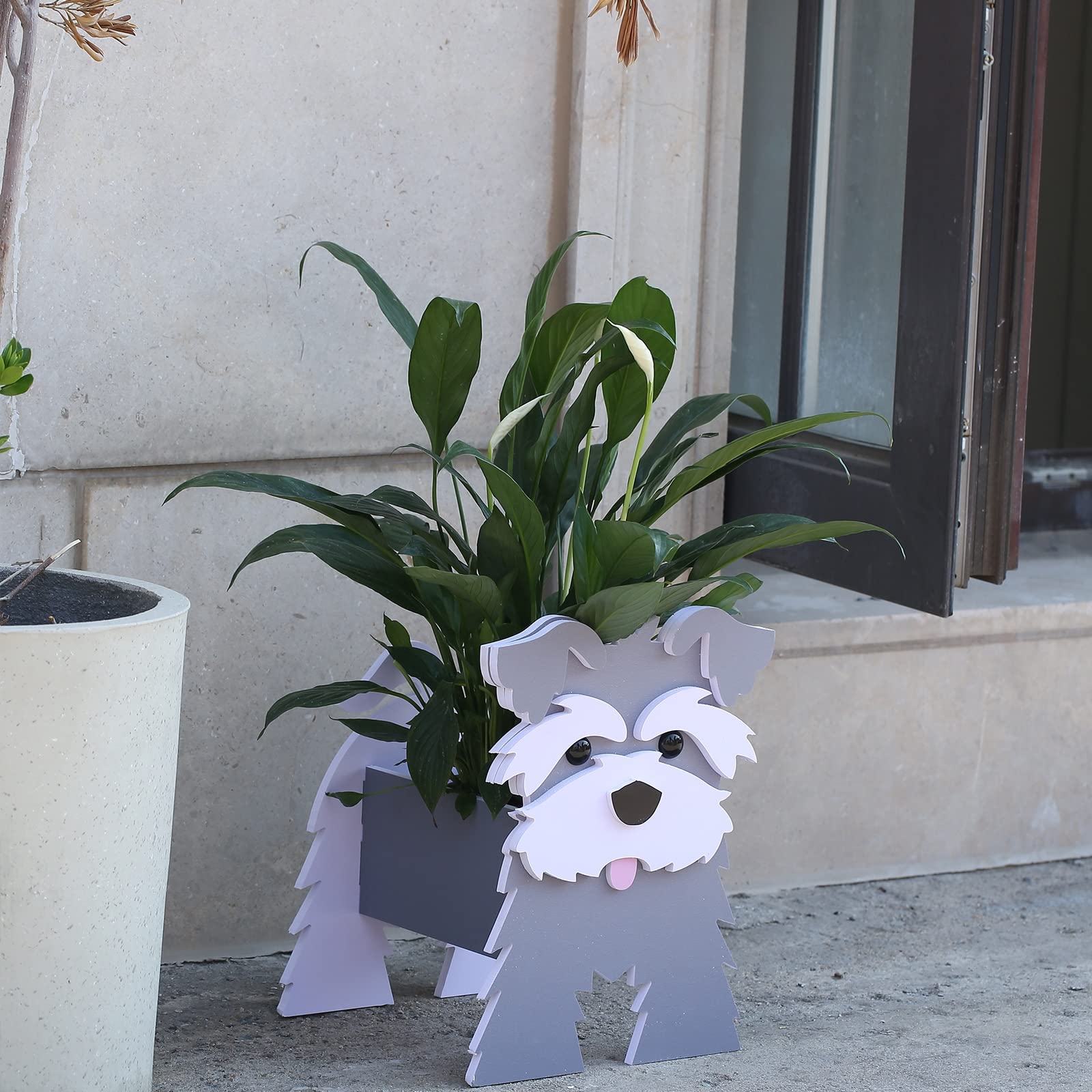 Gochoi Schnauzer Gifts: Cute Dog Flower