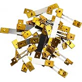 10 Piece French Clock Pendulum Suspension Springs with Brass End Blocks