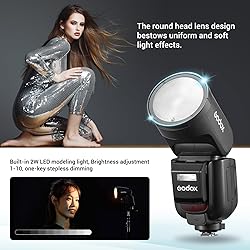 Godox V1Pro-S Round Head Camera Flash Speedlite for