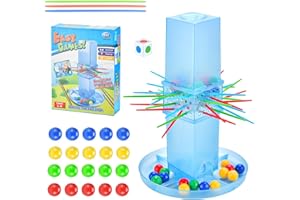 Kerpl-UNK Game, Stick Games for Kids with Beads, Sticks and Ga-me Unit, Easy to Learn Stick Pull Game for Attention and Hand-