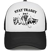 ywlednm Funny Trucker Hats for Women Men Black&White Inappropriate Hat Adjustable Snapback Mesh Baseball Cap Fun Gag Gifts