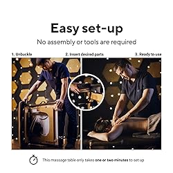 Luxton Home Memory Foam Massage Table Premium