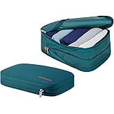 Bee Nesting Waterproof Compression Packing Cubes,Travel Packing organizers for Carry on Luggage,Backpacking, Suitcases