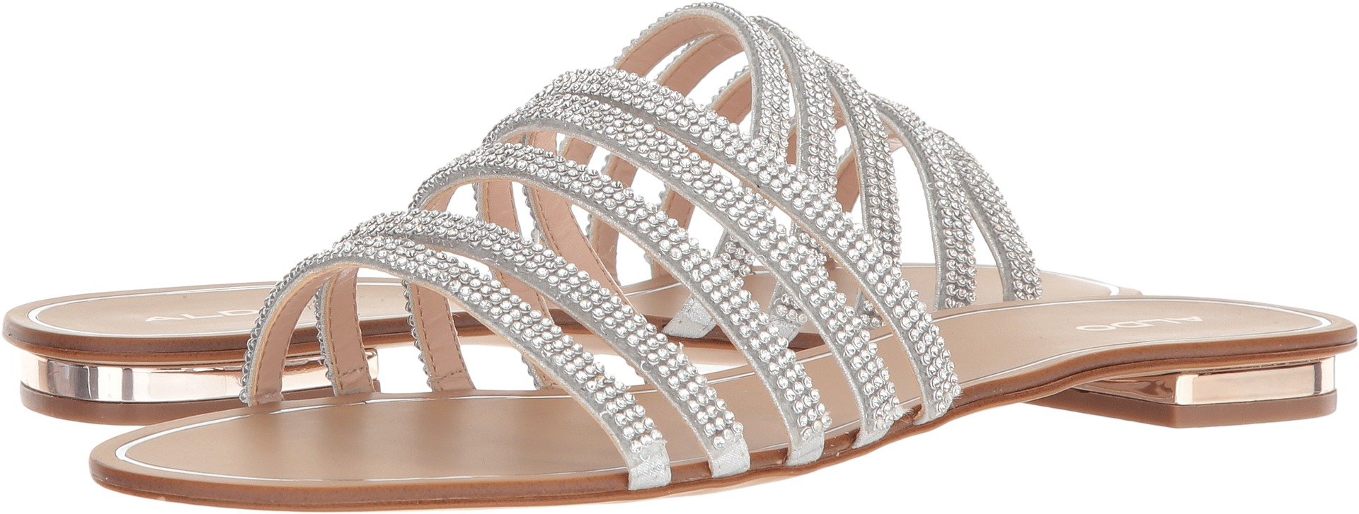 aldo droelian rhinestone slides
