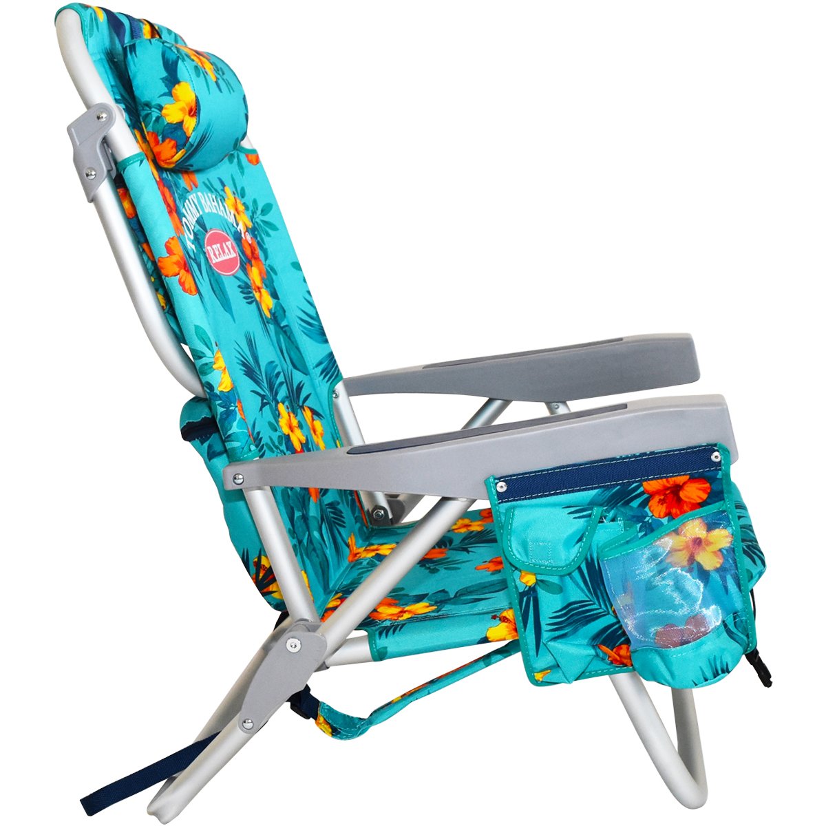 2 Tommy Bahama Backpack Cooler Chair With Storage Pouch And Towel Bar
