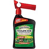 Spectracide Triazicide Insect Killer for Lawns &amp; Landscapes 32 Oz | Protects Lawn, Vegetables, Flowers &amp; More, Kills 260+ Insects By Contact, Ready-To-Spray Concentrate, Controls Up To 3 Months