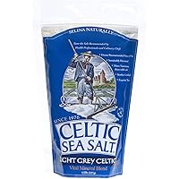 Celtic Sea Salt, Light Grey Pouch, 8 oz