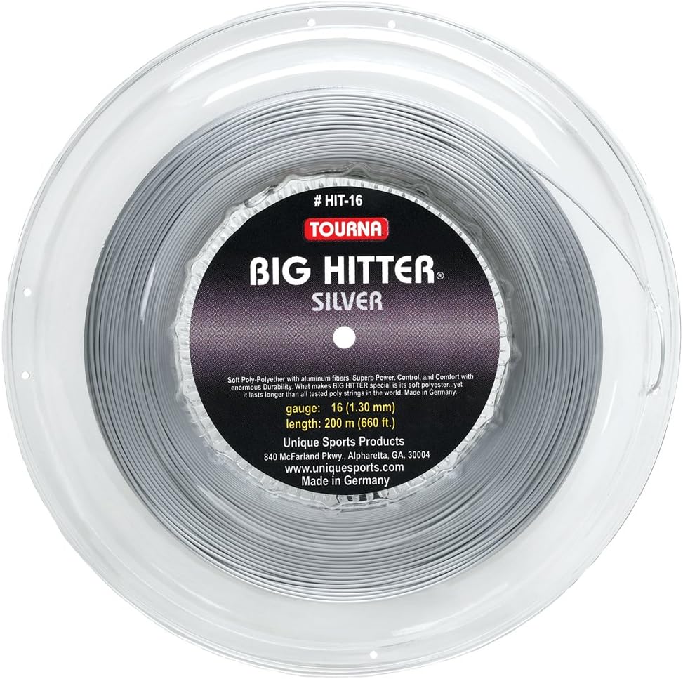 Silver sports. Хитс Сильвер. Tourna Premium Poly струны для большого тенниса. Big hitter. Вилсон струна теннис Поли про дурабилити 200 м.