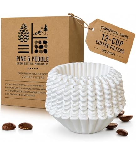 Amazon.com: Melitta 12 to 15 Cup Basket Coffee Filters, White, 800 Count:  Home & Kitchen