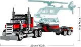LEGO Creator 3in1 Flatbed Truck with Helicopter 31146 7+ Vehicle Toy Set view 8
