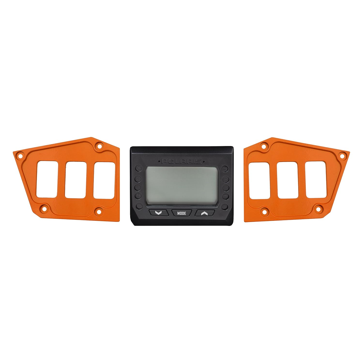 STVMotorsports SDP6GPS Custom Aluminum Dash Panel for 2017-2018 Polaris RZR XP Turbo Edition with GPS Display &ndash; Made 100% in USA (no switches Included) (Orange)