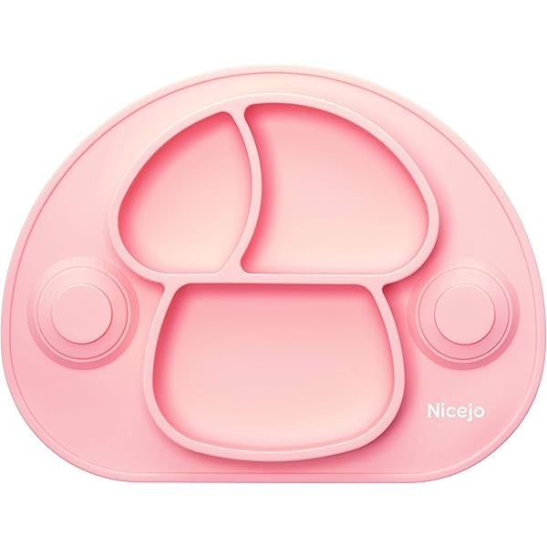 Orange Micro Ondes Napperon Antiderapant Chaise Haute Set De Table Pour Enfant Avec 3 Compartiments Assiette Bebe Ventouse En Silicone Alimentaire De 2e Generation Bebe Puericulture Le Repas De Bebe