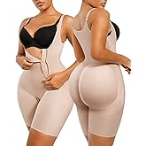 SHAPELLX Shapewear for Women Tummy Control Butt Lifting Bodysuit Fajas Colombianas Open Bust Body Shaper Compression Garment