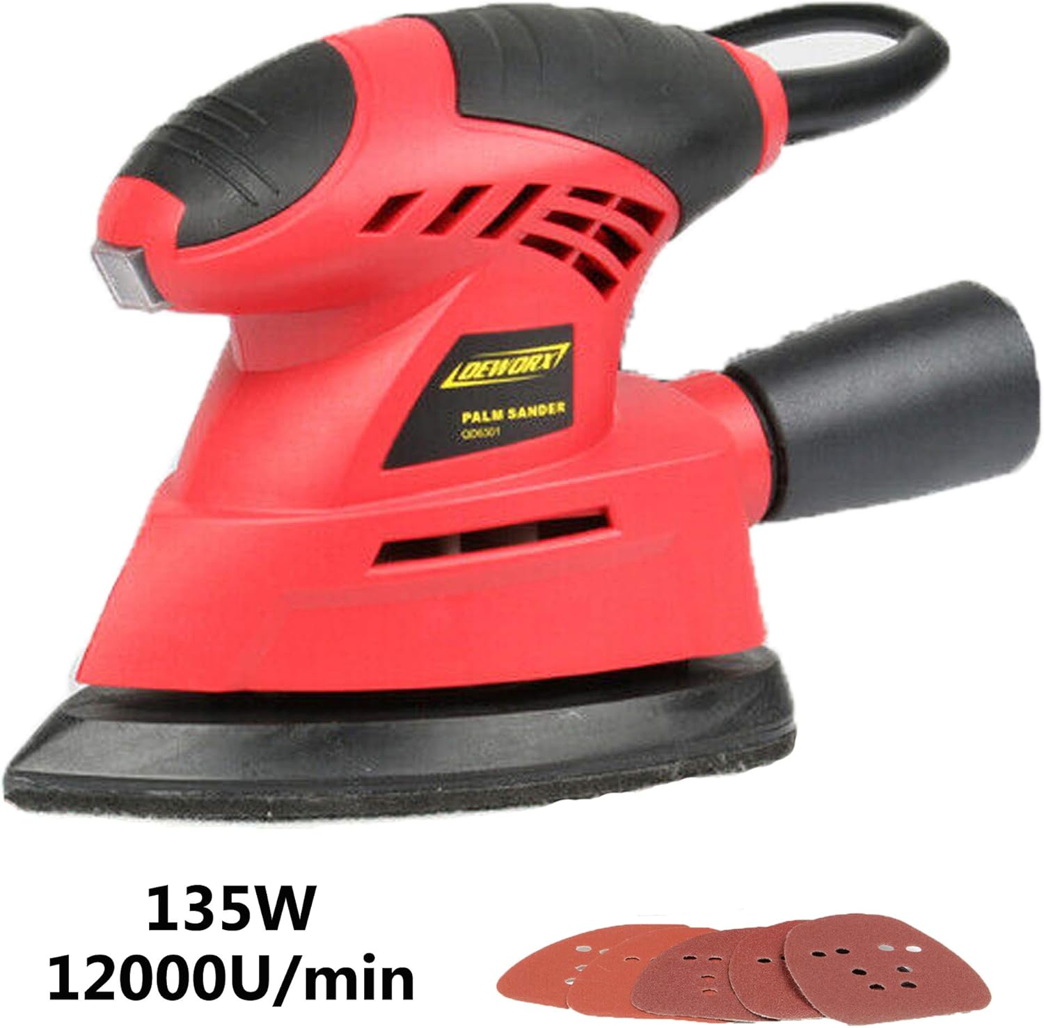 Orbital Sander Random Electric Sander 130W 12000RPM Mouse Detail Sander