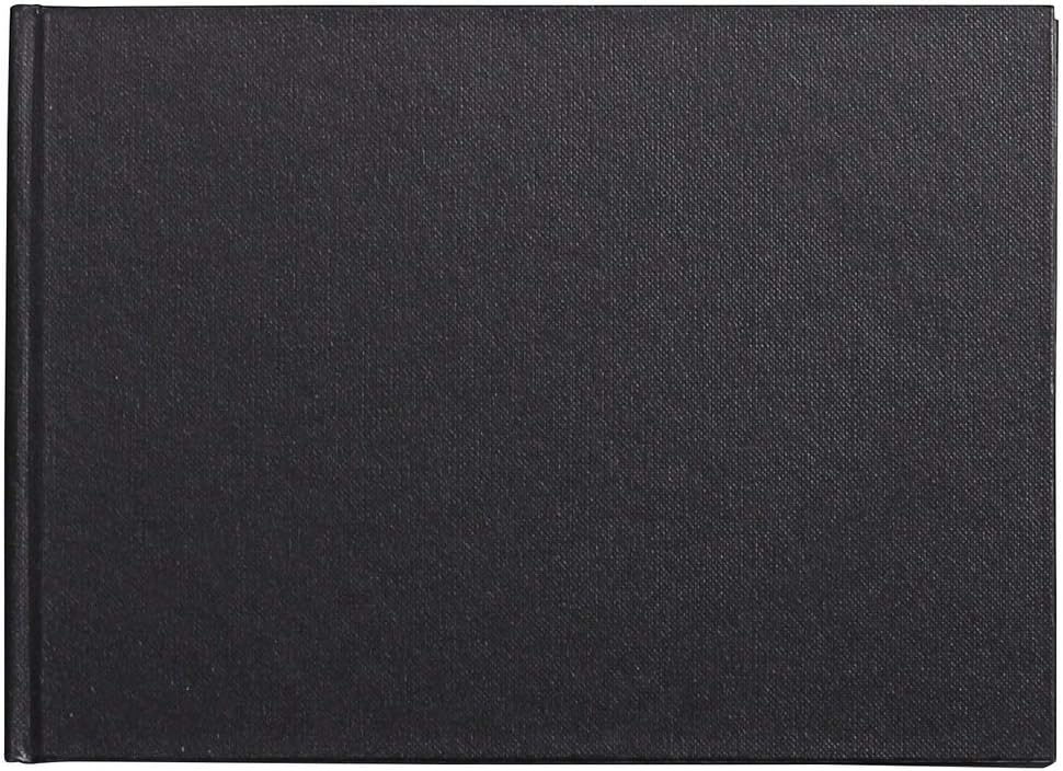 Clairefontaine, Ref 134246C, Goldline Casebound Pad (64 Ivory Sheets), A5 (210 x 148mm) Size, 140gsm Paper, Landscape Layout