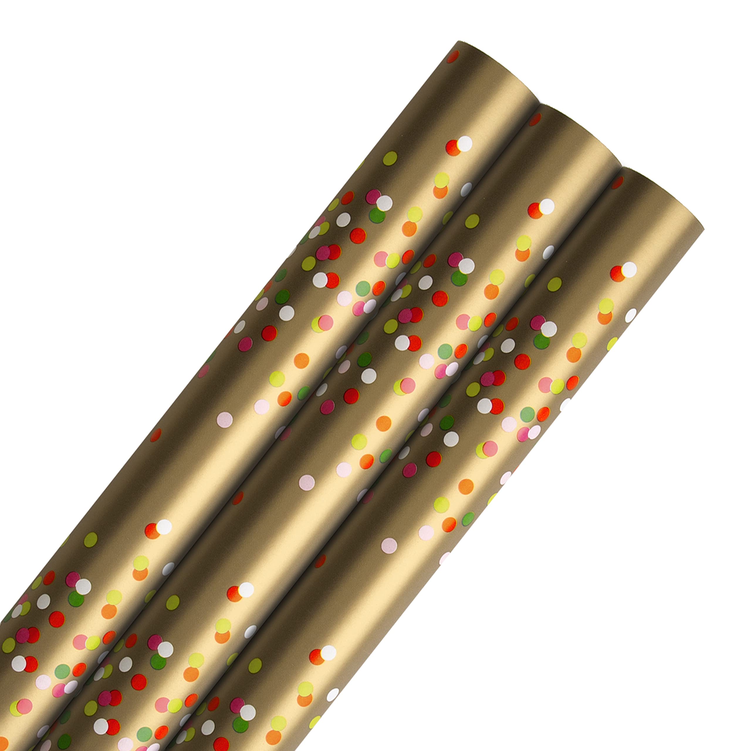 Hallmark Christmas Wrapping Paper Roll - 3 Rolls in 1 Design, 3M Each