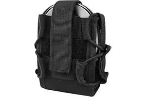 ELVO Handcuff Holster, Open Top Handcuff Case, Law Enforcement Hand-Cuff Pouch for Duty Belt and MOLLE Tactical Vest