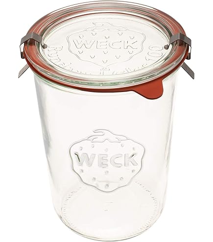 Amazon.com: Weck Canning Jar 743-3/4 L Weck Mold Jars made of